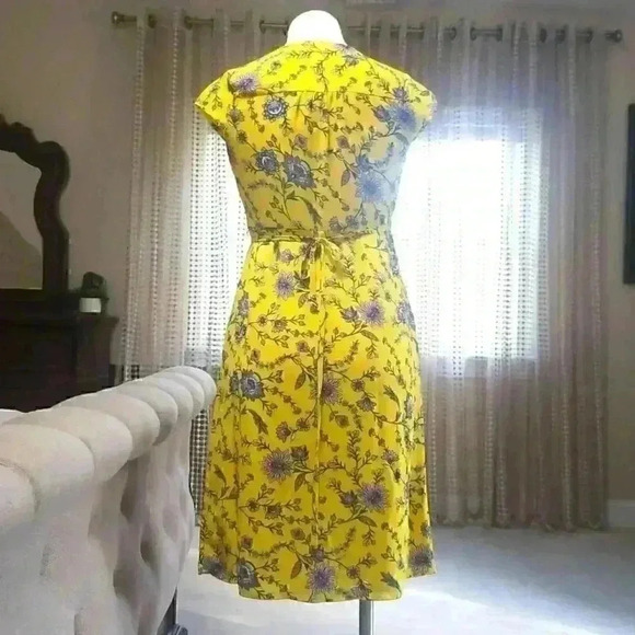 Banana Republic Petite Wrap Midi Dress - Picture 2 of 13